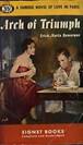 Vtg Pulp book 1950 Arch of Triumph by Erich Maria Remarque Signet paperback