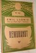 Libro Rembrandt, Emil Ludwing, Colecci�n Osiris, A�o 1934, 9